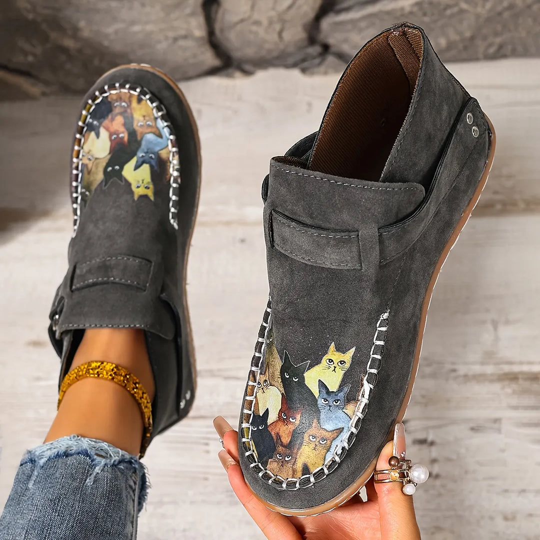 Cara - Bequemer Slipper mit Schnallendetail