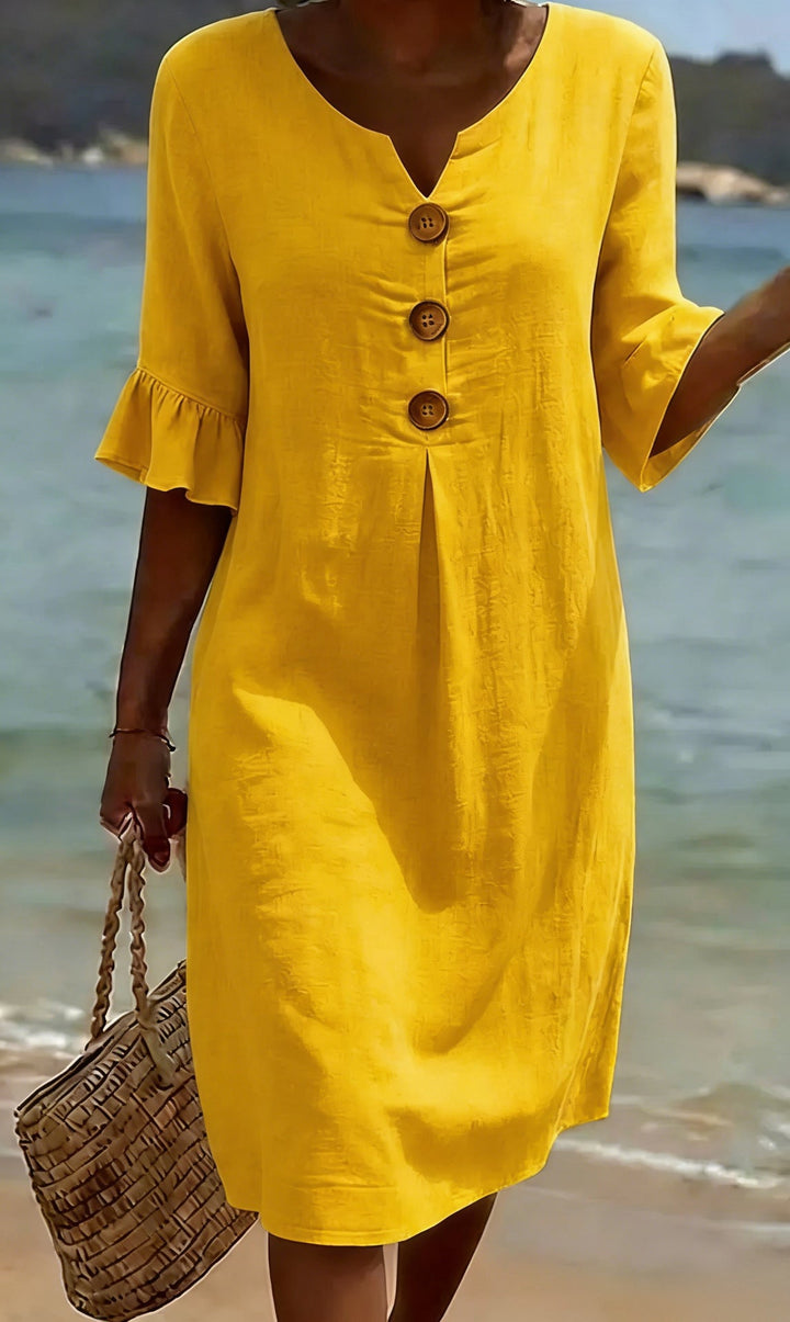 Jonquil - Freizeitkleid mit Knopfleiste vorn