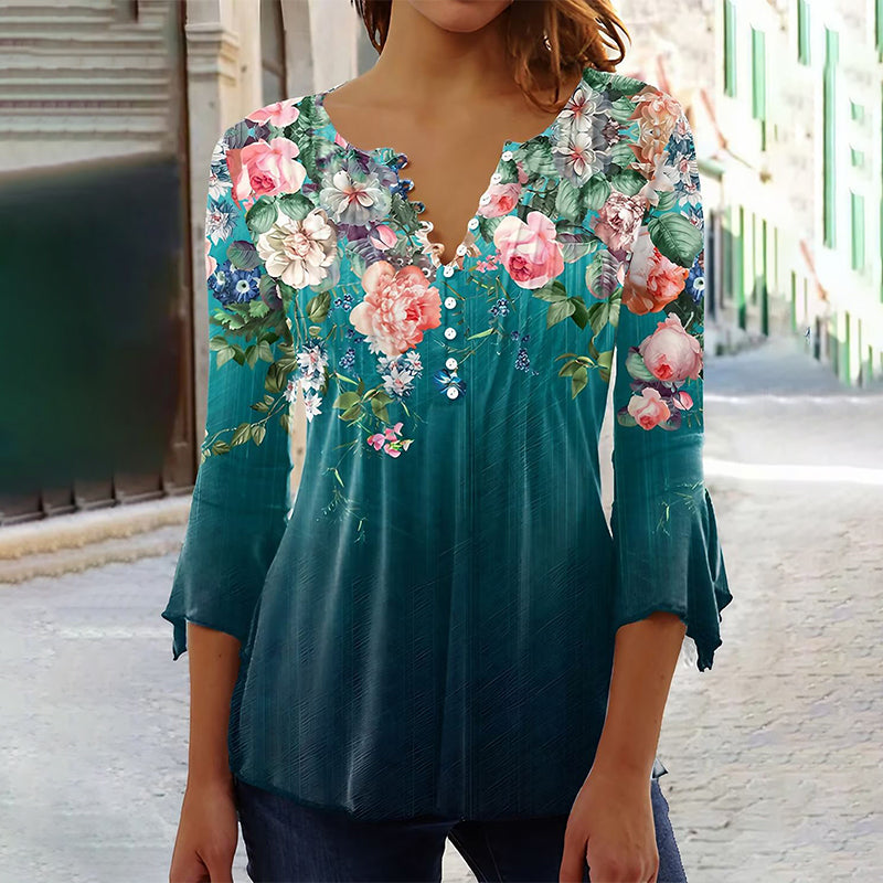 Devika - Bluse mit Floralprint