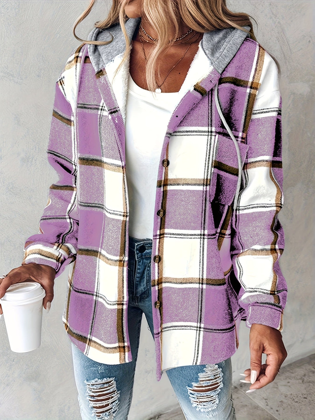 Genevessa - Softtouch-Kapuzenjacke