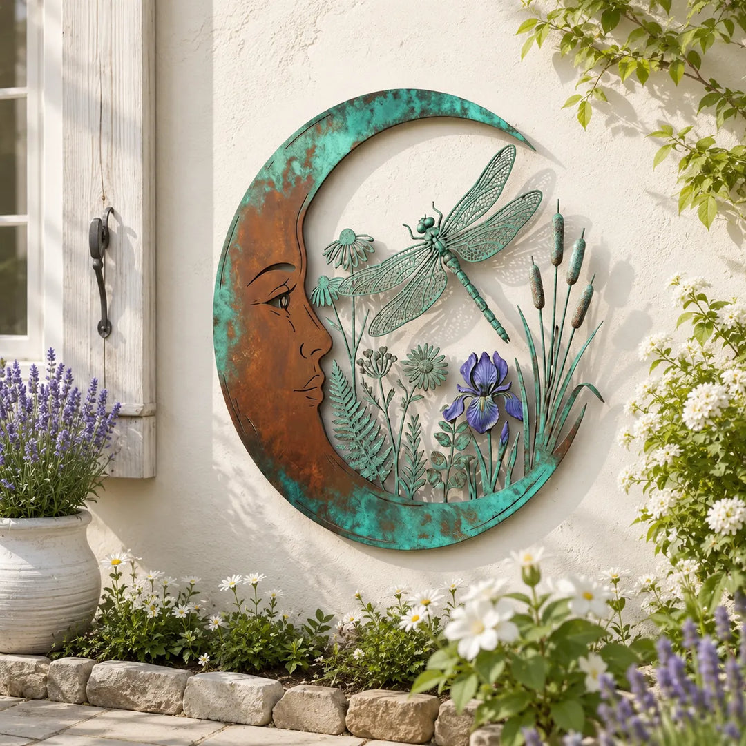 Alisette - himmlische Wandskulptur für den Garten