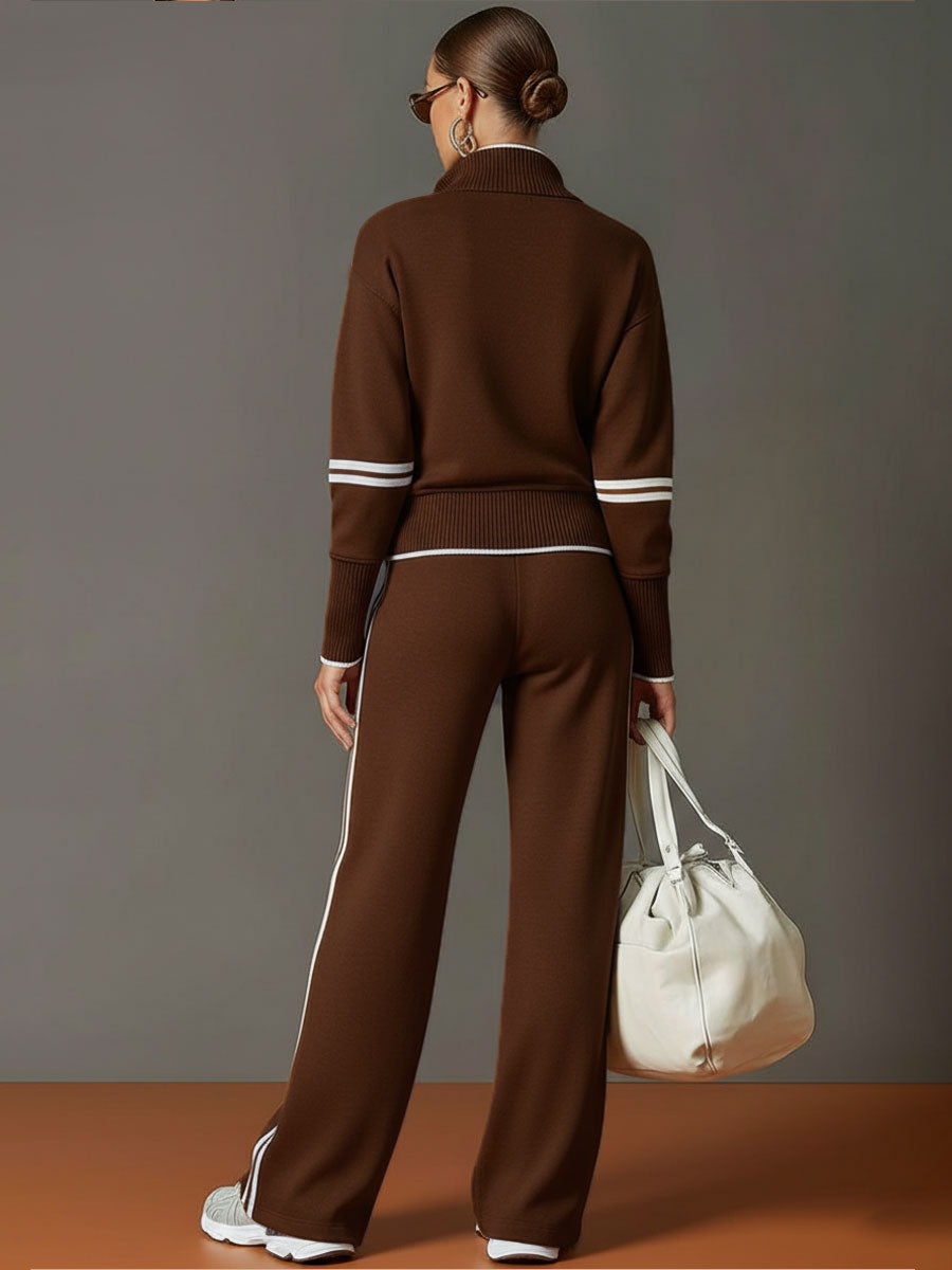 Honora - Soft-Touch-Zweiteiler mit weiter Hose
