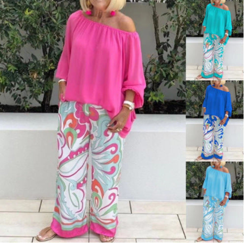 Brinette - Set aus Bluse und weiter Hose