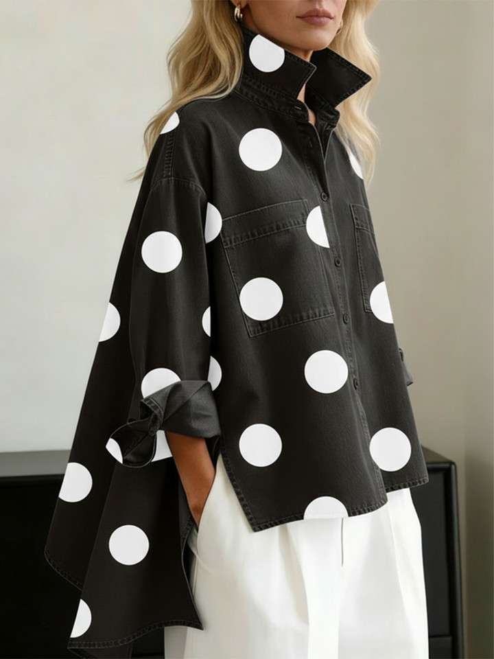 Kelsey - Bluse mit weichem Griff und Stickerei