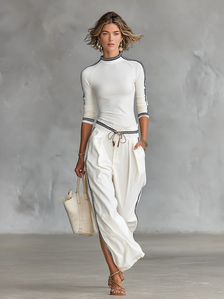 Brialenne - Zweiteiliges Soft-Touch-Loungewear-Set