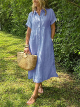 Lumae - Maxi-Hemdkleid mit weichem Griff
