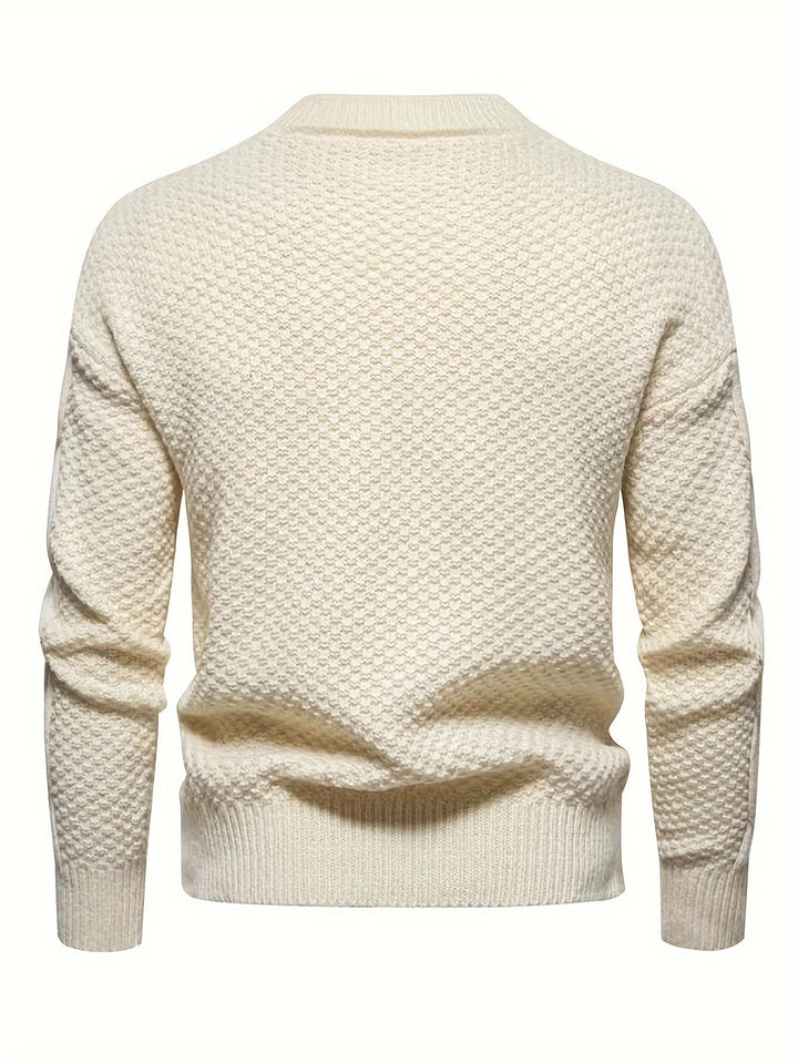 Kael - Strickpullover mit Stehkragen
