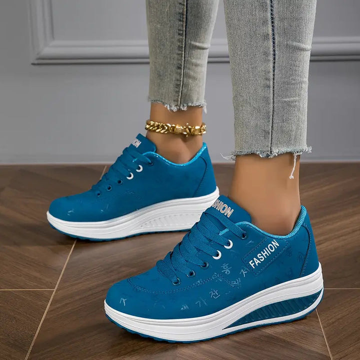 Sable - Plateau-Sneaker mit Schnürung in bequemer Passform