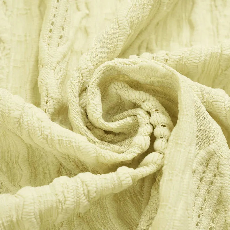 Delienne - Strickjacke mit softem Griff und Ajourmuster