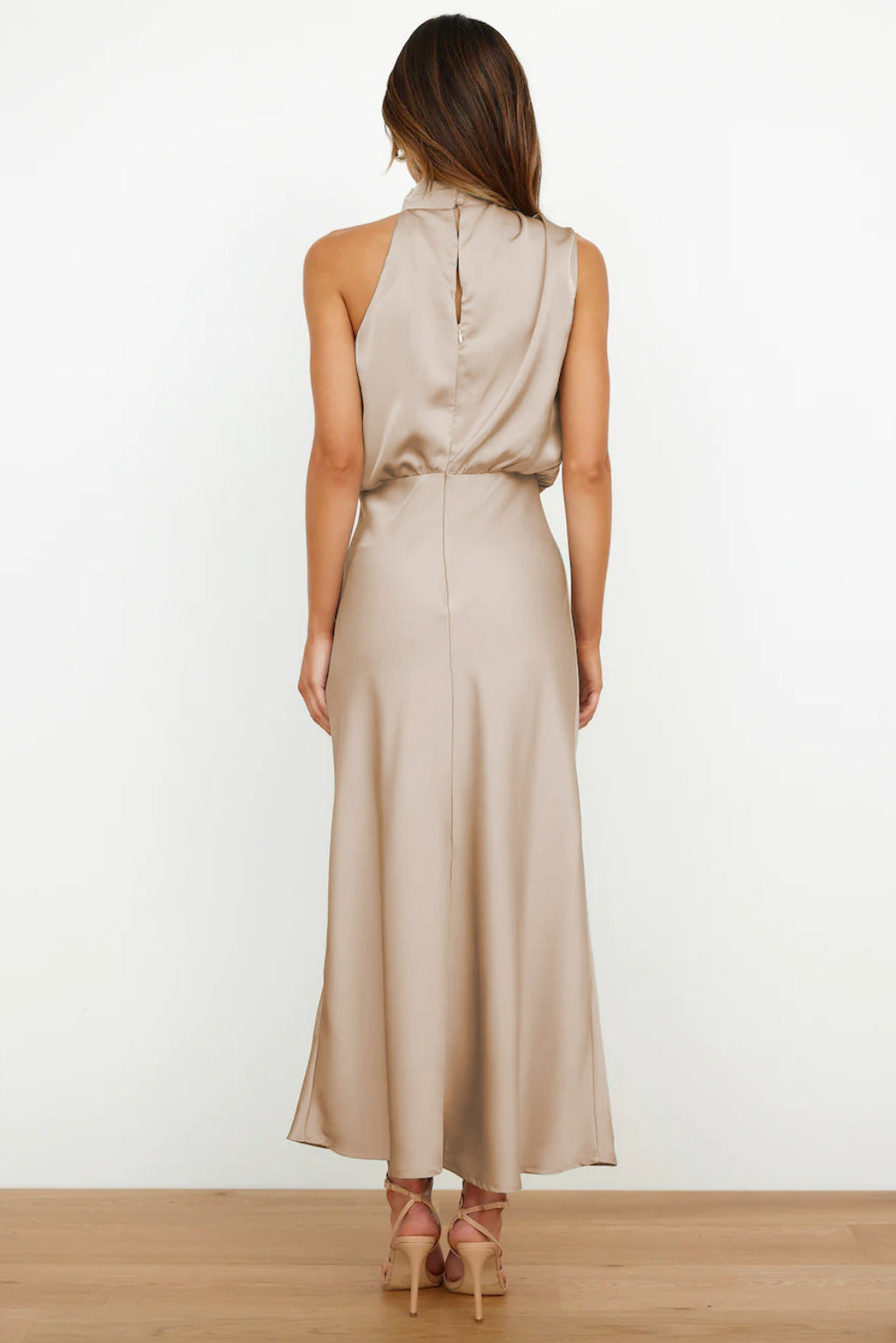Theodosia - Drapiertes Maxikleid