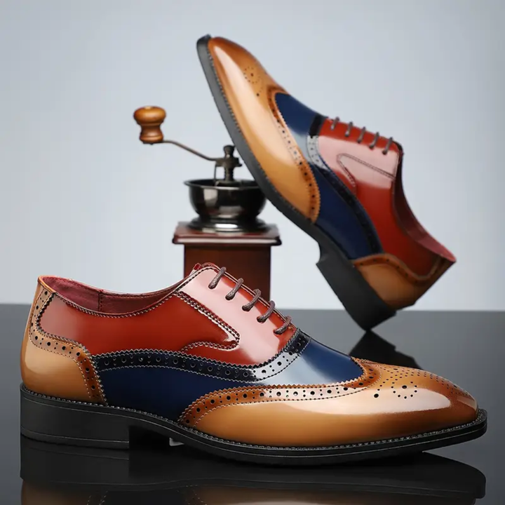 Nalos - Handgefertigte Vollbrogue-Oxford-Schuhe