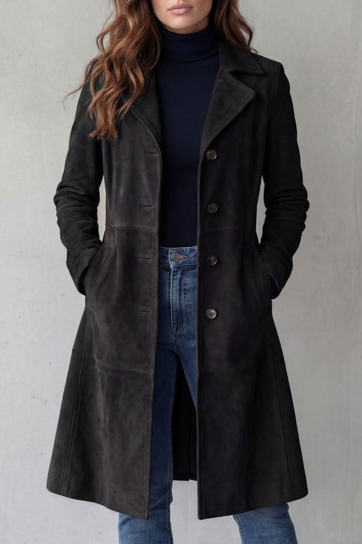 Arlene - Taillierter Longline-Mantel