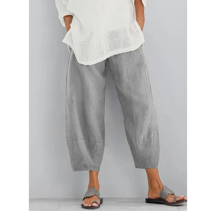 Perle - Luftige Leinenhose