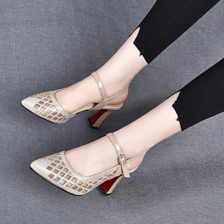 Delyse - Hochwertige Blockabsatz-Pumps