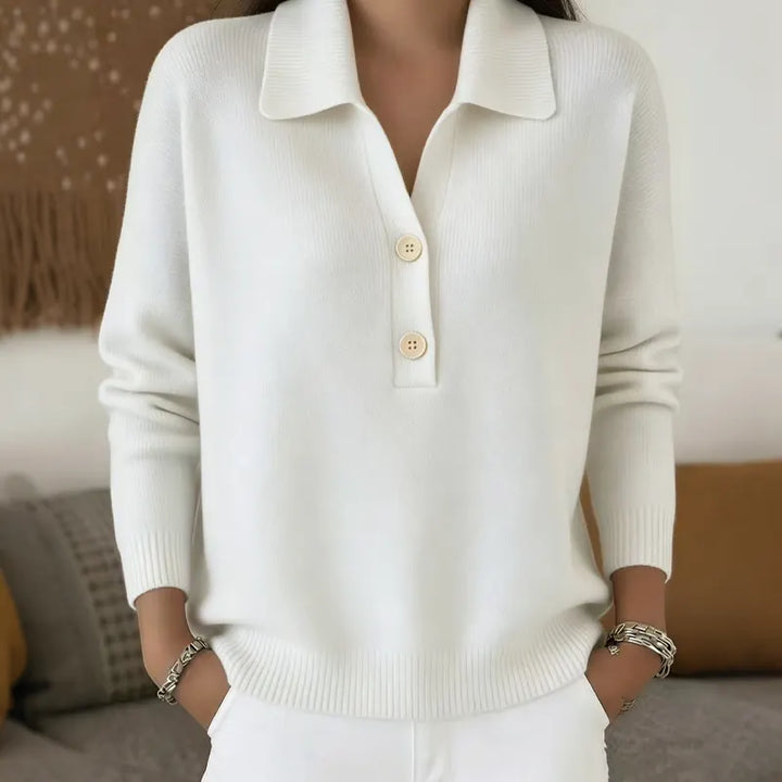 Belisara - Extraweicher V-Ausschnitt-Pullover