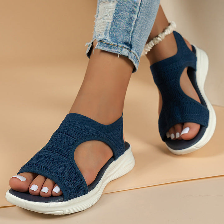Rory - Gepolsterte Sandalen mit offener Zehenpartie