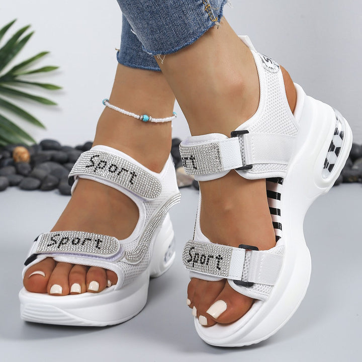 Marzena - Sportliche Plateau-Sandalen