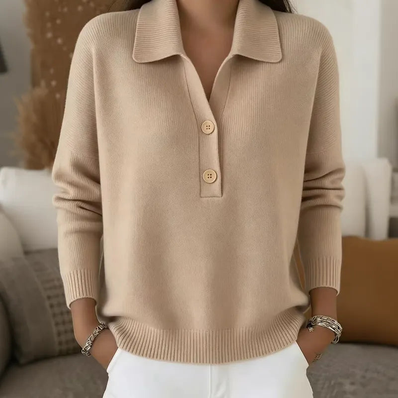 Belisara - Extraweicher V-Ausschnitt-Pullover