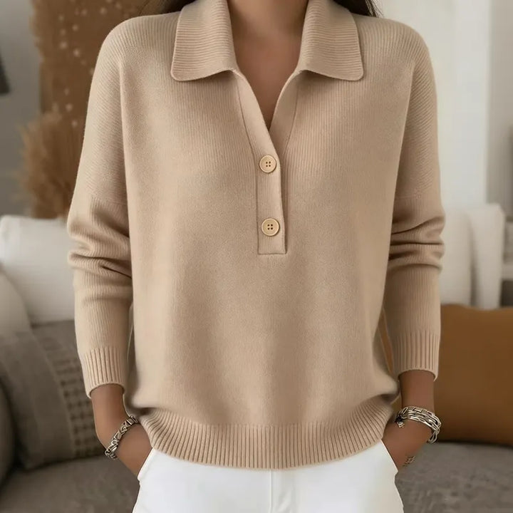 Belisara - Extraweicher V-Ausschnitt-Pullover