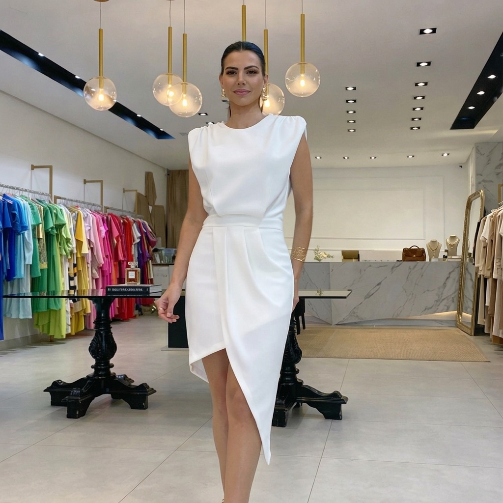 Liora - Asymmetrisches Premium-Kleid