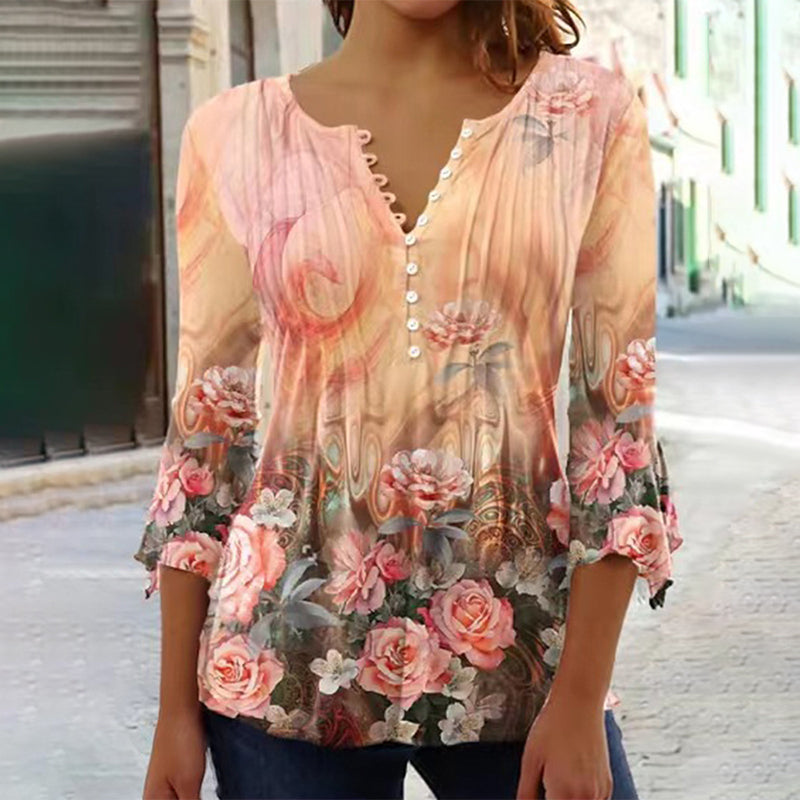 Devika - Bluse mit Floralprint