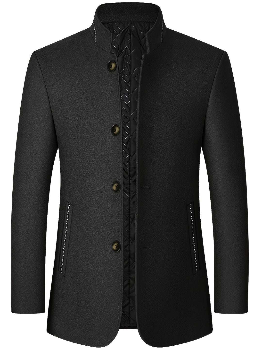 Gael - Taillierte Jacke mit hohem Kragen