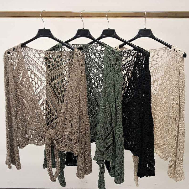 Aravelle - Offener Strick-Cardigan