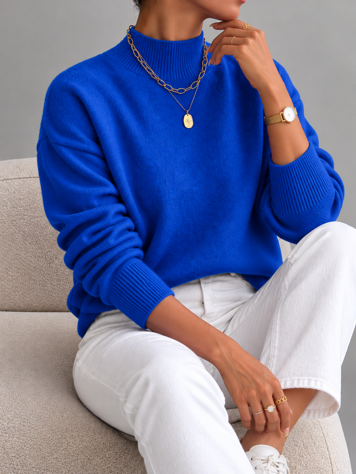 Jinty - Soft-Touch-Strickpullover im Relaxed-Fit