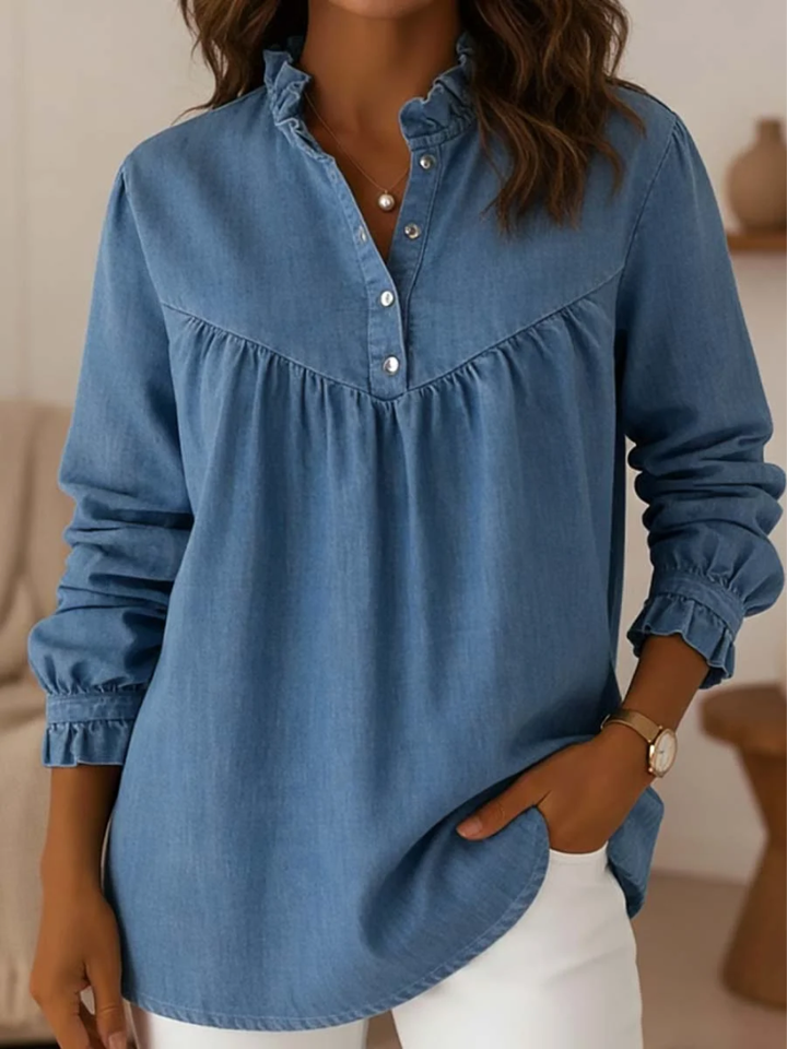 Elvaen - Bluse mit weichem Griff