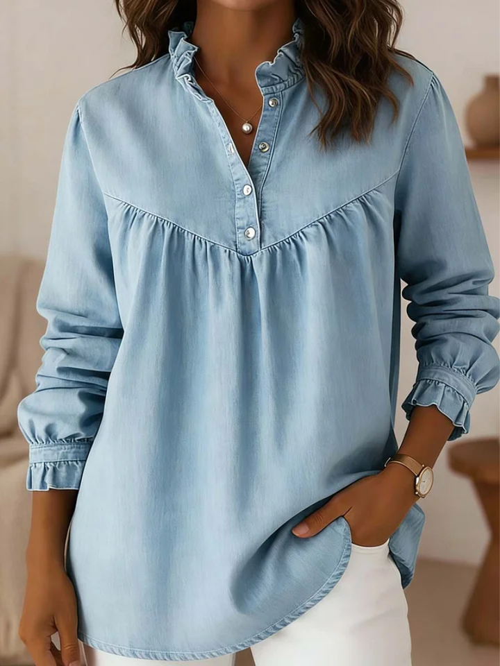 Elvaen - Bluse mit weichem Griff
