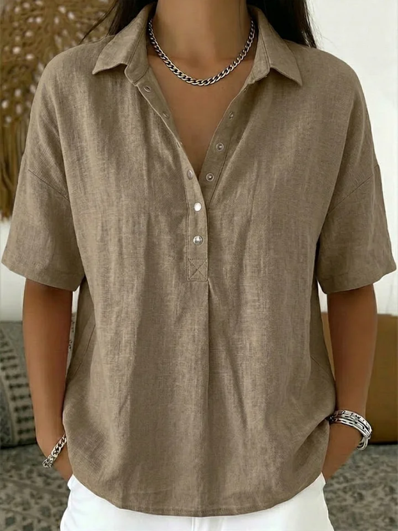 Eulalia - Bluse mit Soft-Touch-Kragen