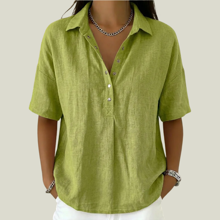 Nina - Bluse mit Soft-Touch-Kragen