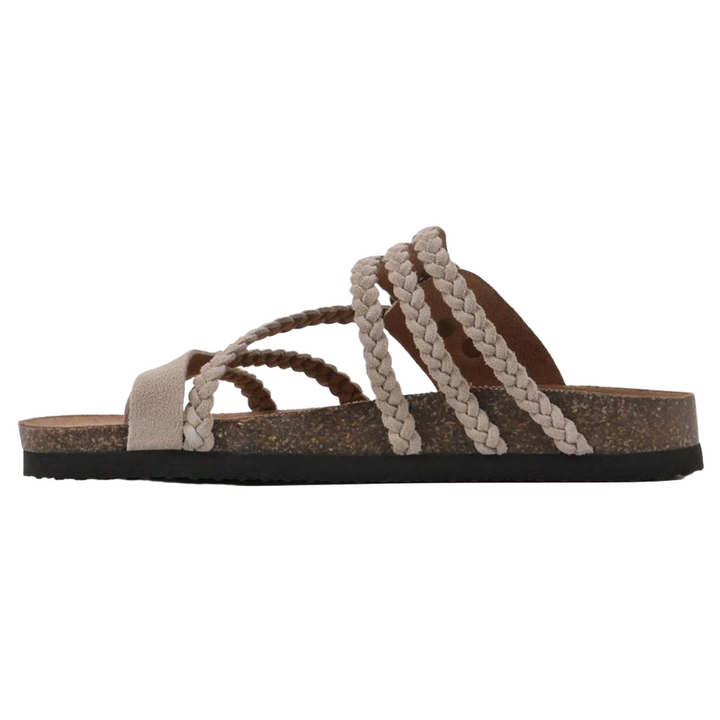 Petrona - Gepolsterte geflochtene Sandalen