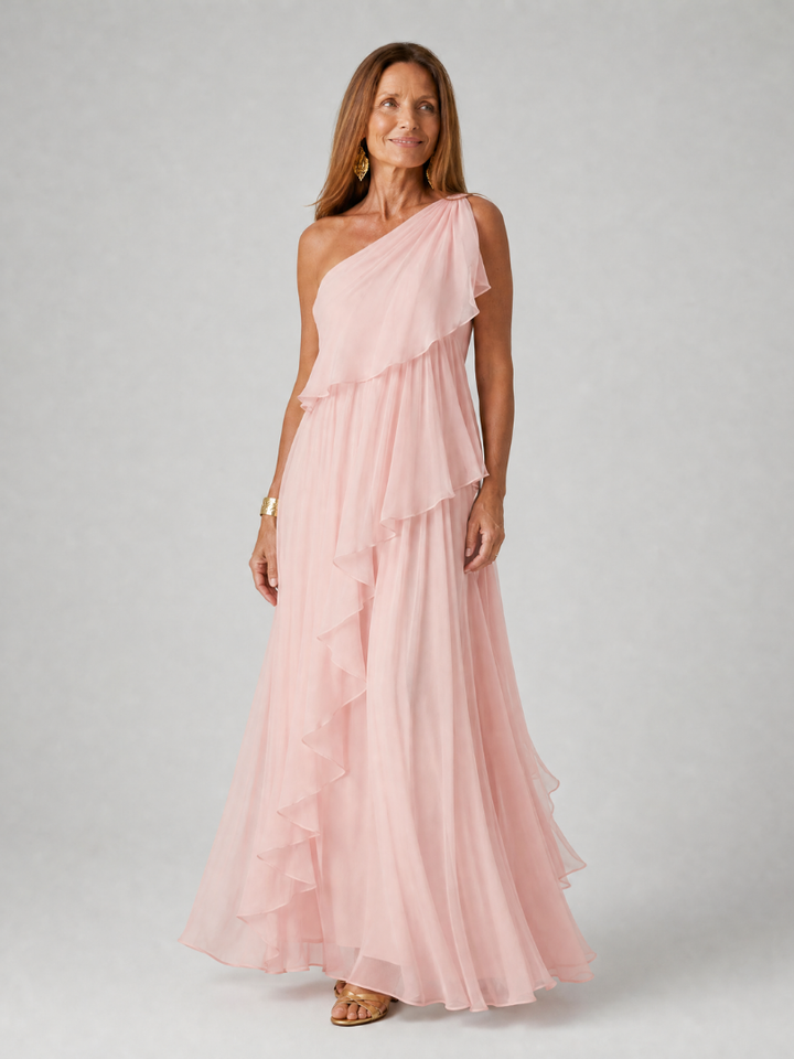 Katriana - Maxikleid mit zarten Rüschen