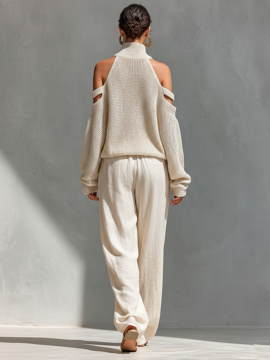 Diorelle - Set aus Stricktop und weiter Hose