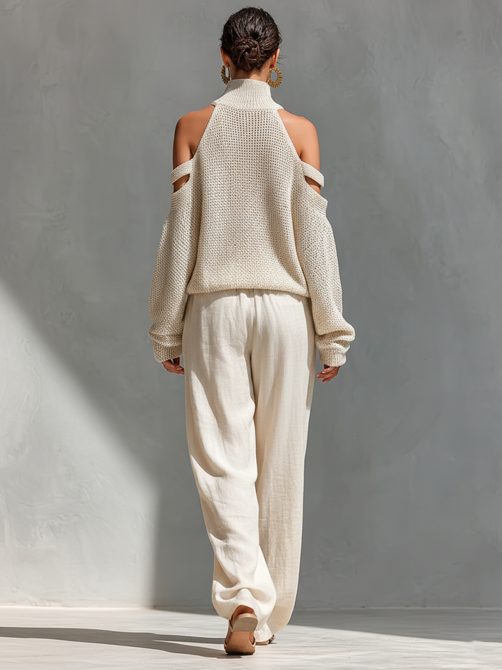 Diorelle - Set aus Stricktop und weiter Hose