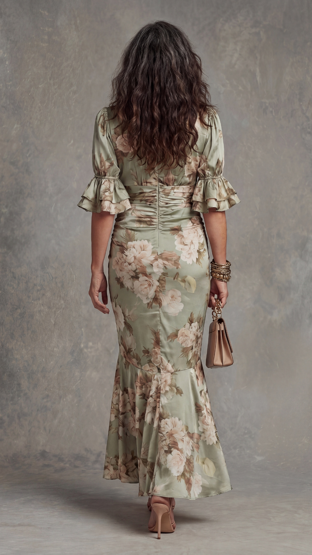 Yareen - Soft-Touch-Blumenkleid
