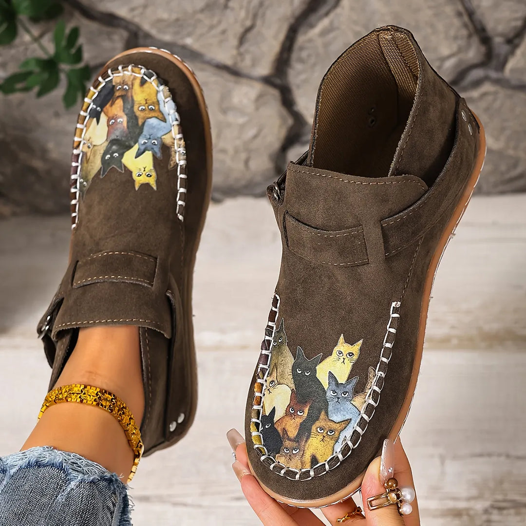 Cara - Bequemer Slipper mit Schnallendetail