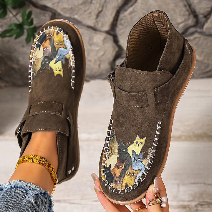 Cara - Bequemer Slipper mit Schnallendetail