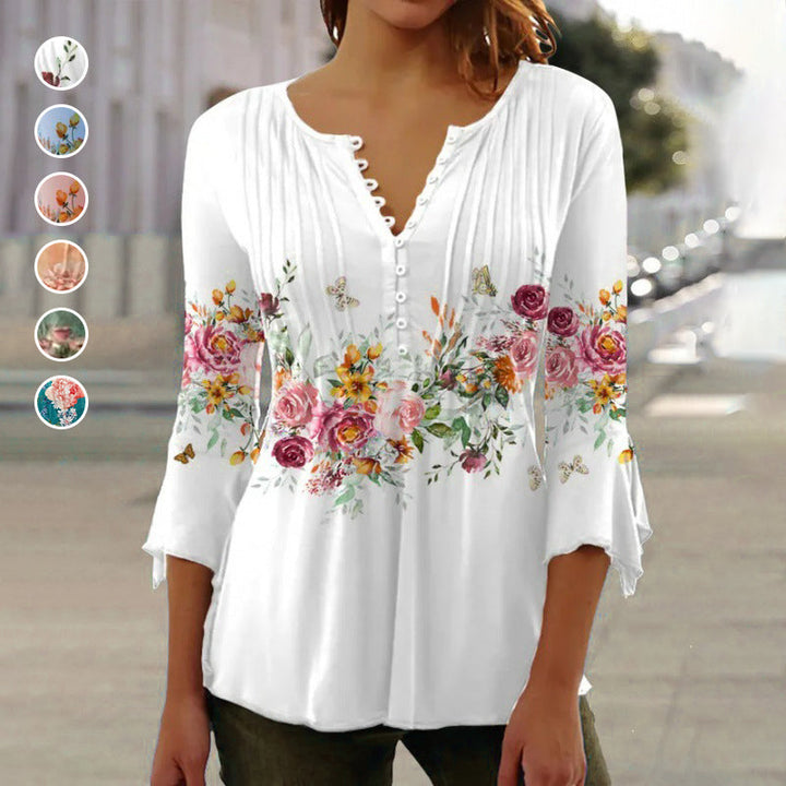 Devika - Bluse mit Floralprint