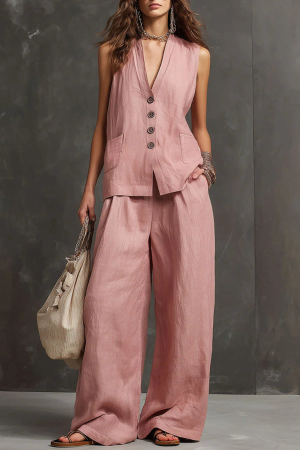 Heloise - Set aus atmungsaktiver Weste und weiter Hose