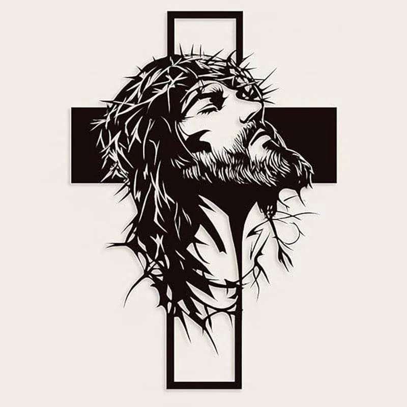 Vearin - Jesus-Kreuz Wanddekoration