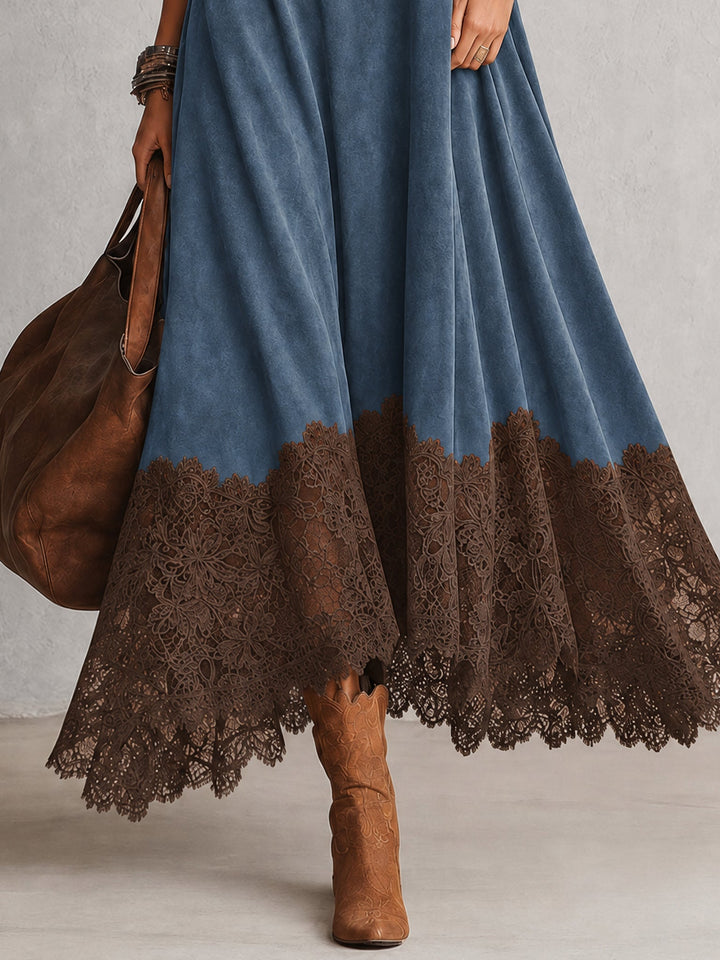 Lavina - Weiches A-Linien-Maxikleid