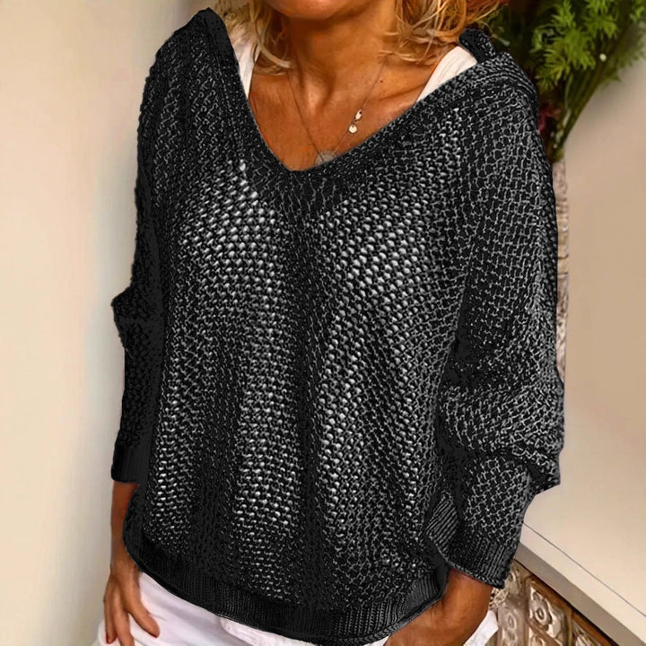 Delyne - locker geschnittener Strickpullover