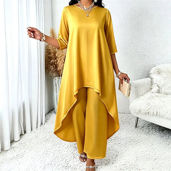Laurivelle - Soft-Touch Plus-Size-Maxikleid