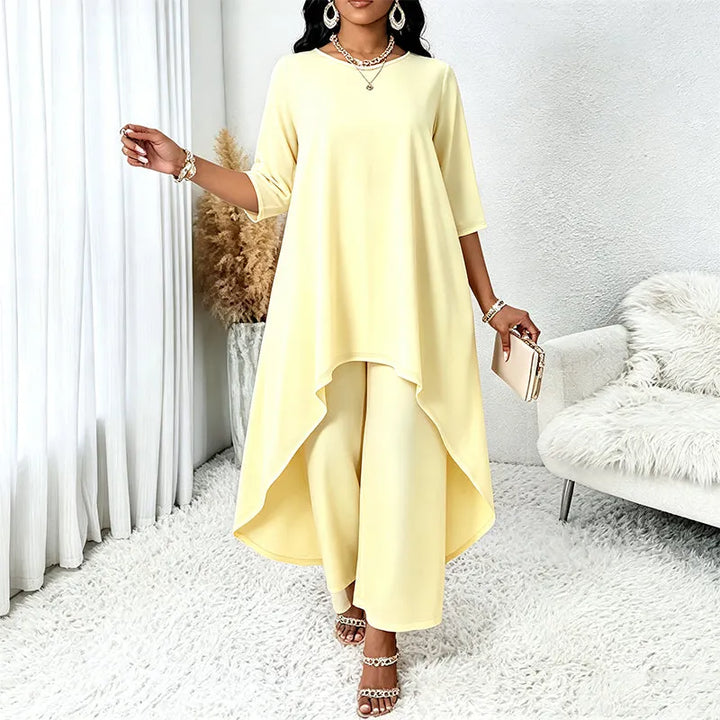 Laurivelle - Soft-Touch Plus-Size-Maxikleid