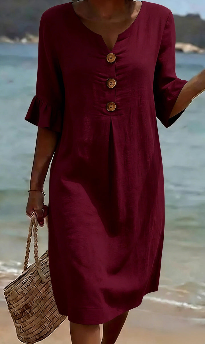 Jonquil - Freizeitkleid mit Knopfleiste vorn