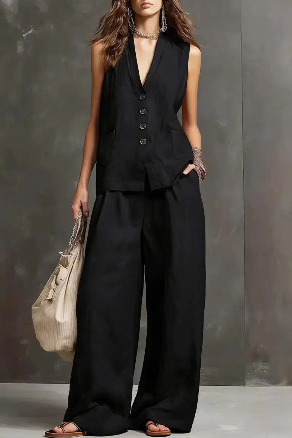 Heloise - Set aus atmungsaktiver Weste und weiter Hose