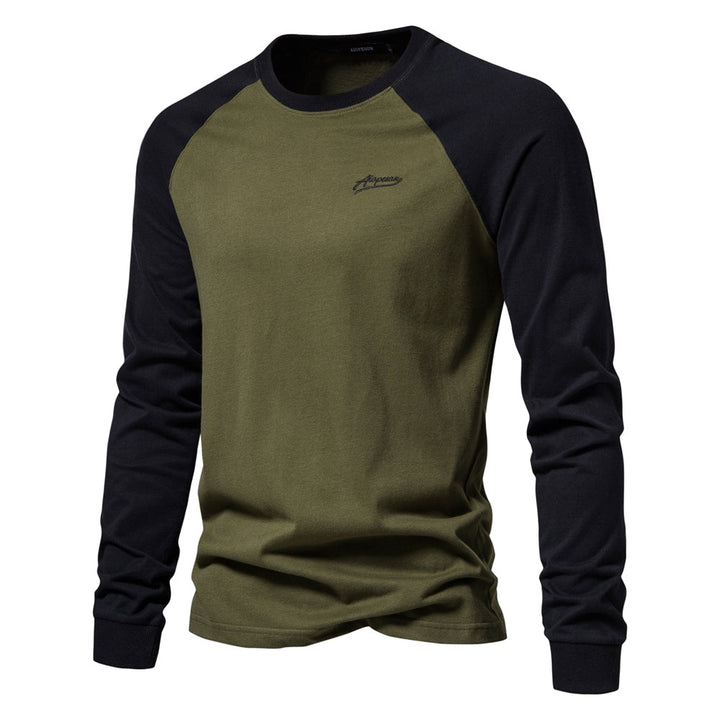 Arvex - Soft-Touch Langarm-T-Shirt mit Rundhalsausschnitt