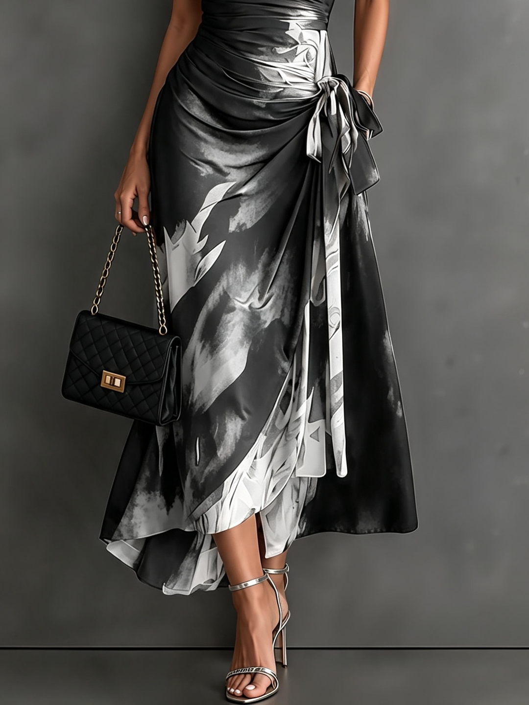 Kaia - Weiches Wickel-Hemdkleid